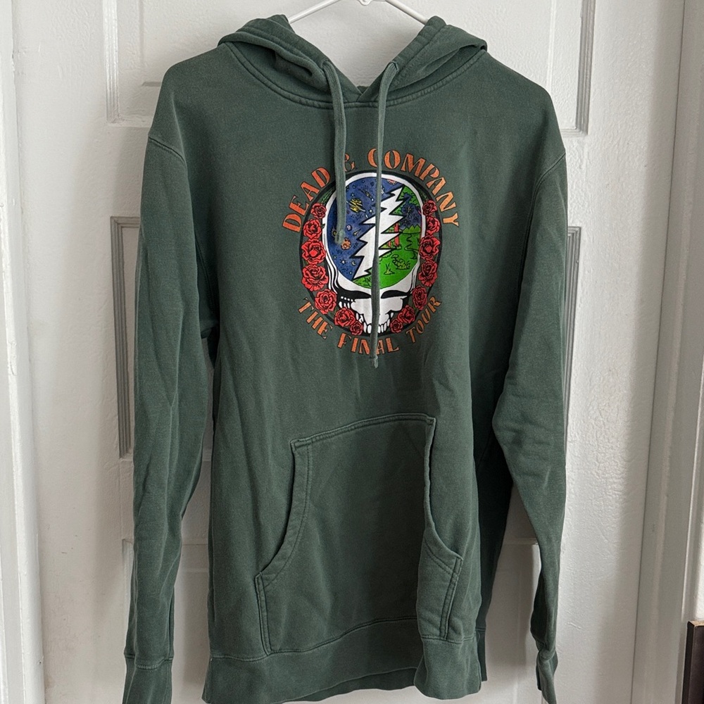 Dead & Company The Final Tour Green Graphic Hoodie